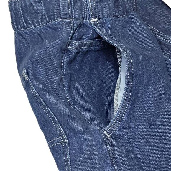 Levi's Stay Loose Boxer Taper Jeans Men's Size XXL Blue Medium Wash Elastic Wais - Picture 3 of 13